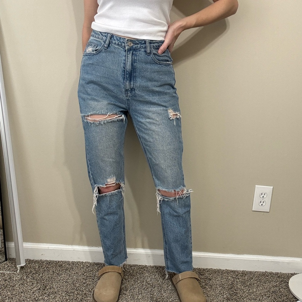 Missguided ripped jeans, size 4